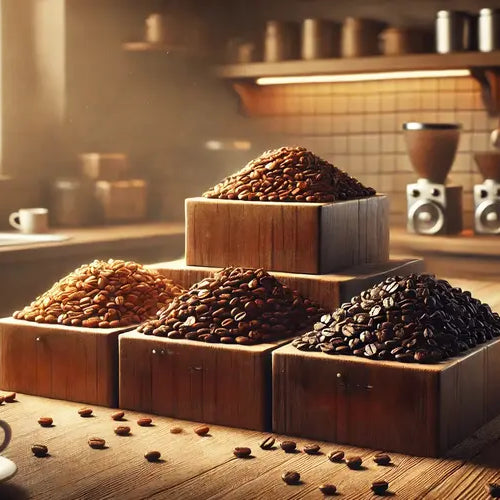 Four Different Coffee Roasts