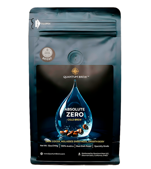 Absolute Zero Cold Brew Decaf Quantum Brew  Coffee Bag