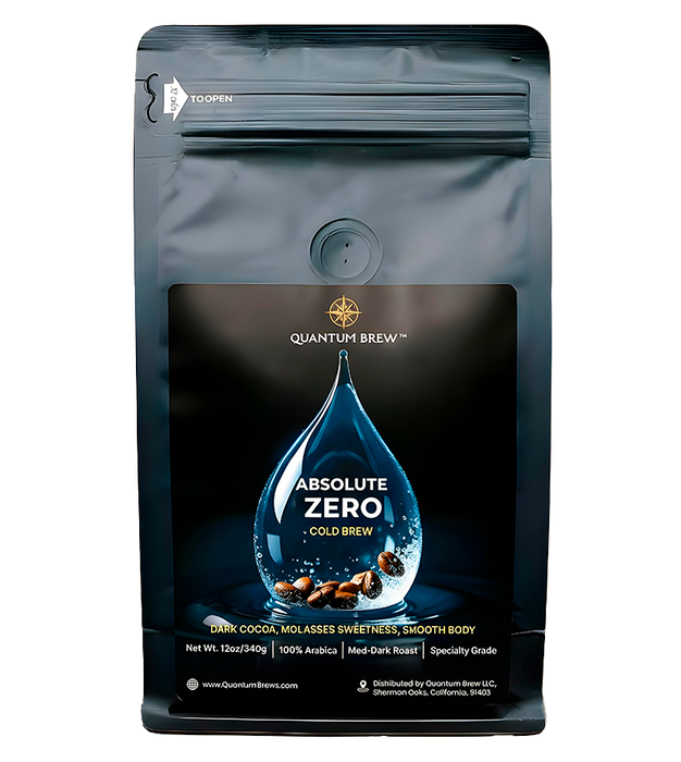 Absolute Zero Cold Brew Quantum Brew Coffee bag