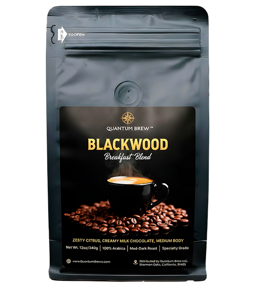 Blackwood Breakfast Blend Quantum Brew Coffee bag