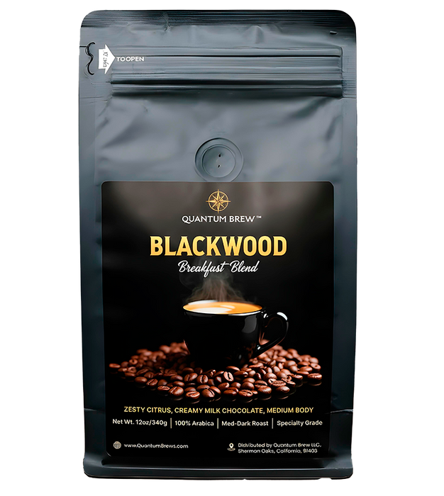 Blackwood Breakfast Blend Quantum Brew Coffee bag