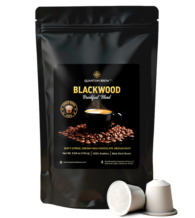 Blackwood Breakfast Blend K-cups box on light background