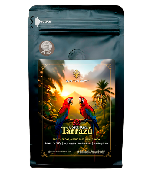Costa Rica Tarrazu Decaf Quantum Brew Coffee bag