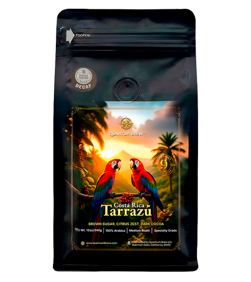 Costa Rica Tarrazu Decaf Quantum Brew Coffee bag