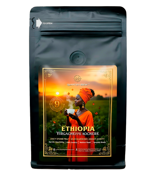 Ethiopia Yirgacheffe Kochere Quantum Brew Coffee bag