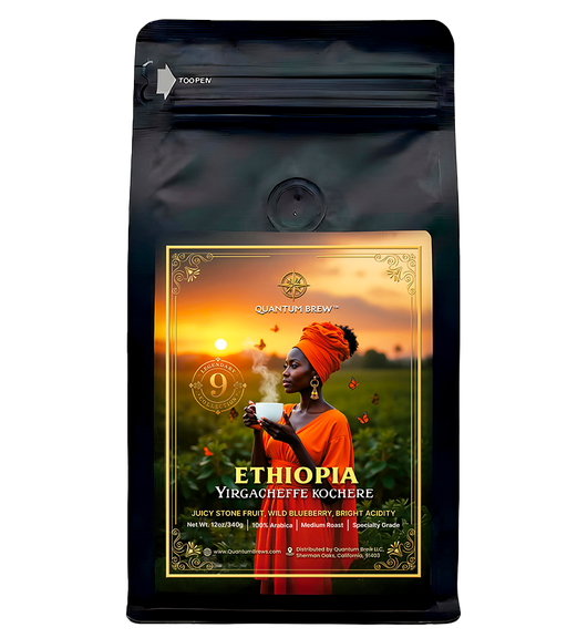 Ethiopia Yirgacheffe Kochere Quantum Brew Coffee bag