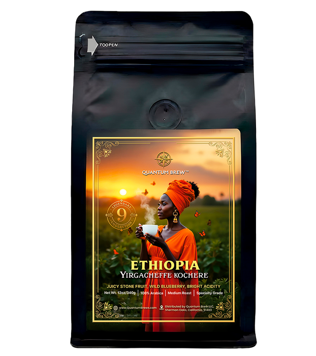 Ethiopia Yirgacheffe Kochere Quantum Brew Coffee bag
