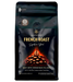 French Roast decaf coffee bag on light background