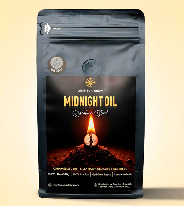 Midnight Oil Signature Blend Decaf Quantum Brew