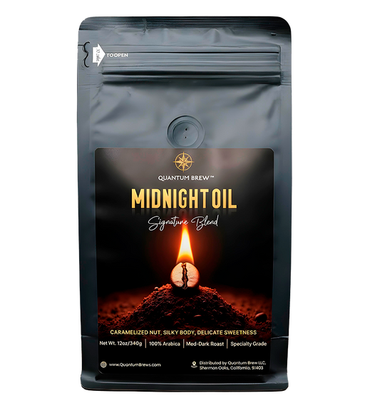 Midnight Oil Signature Blend Quantum Brew Coffee bag
