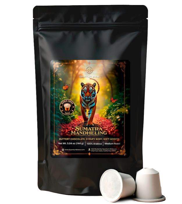 Sumatra Mandheling PODS Quantum Brew Coffee bag