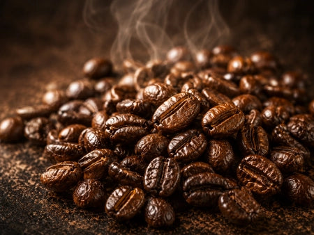 Fresh espresso beans