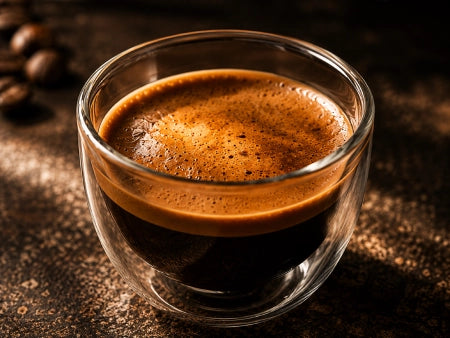 Fresh espresso beans