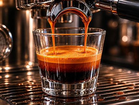 Fresh espresso beans